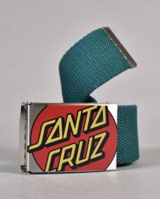 SANTA CRUZ CROP DOT BELT TEAL SCA-BEL-0192 122 cm - SANTA CRUZ