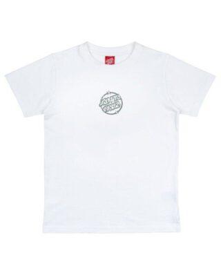 Santa Cruz Youth Glint Dot T-Shirt White SCA-YTE-1579 - SANTA CRUZ