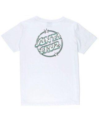 Santa Cruz Youth Glint Dot T-Shirt White SCA-YTE-1579 - SANTA CRUZ