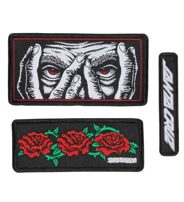 SANTA CRUZ DRESSEN EYES ROSES PATCH SET SCA-ACC-0218 - SANTA CRUZ