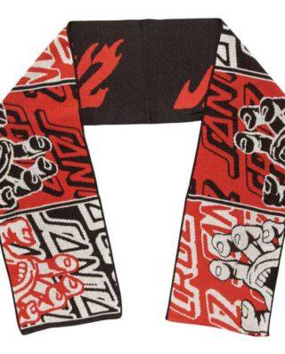 Santa Cruz Handled Scarf Black/Red/White SCA-ACC-0243 324 60″ x 8″ - SANTA CRUZ
