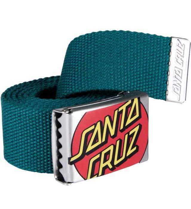 SANTA CRUZ CROP DOT BELT TEAL SCA-BEL-0192 122 cm