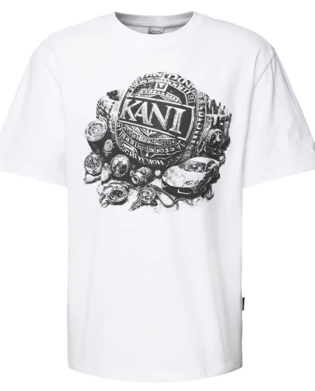 Karl Kani Icy Watch Tee White KM244-022-1
