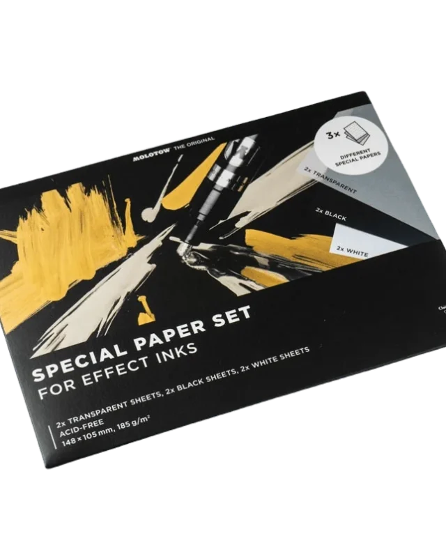 MOLOTOW SPECIAL PAPER SET FOR EFFECT INKS DIN A6 LANDSCAPE