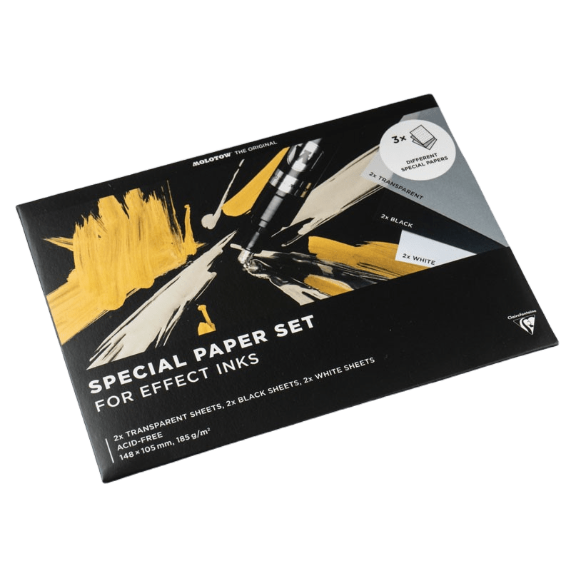 MOLOTOW SPECIAL PAPER SET FOR EFFECT INKS DIN A6 LANDSCAPE