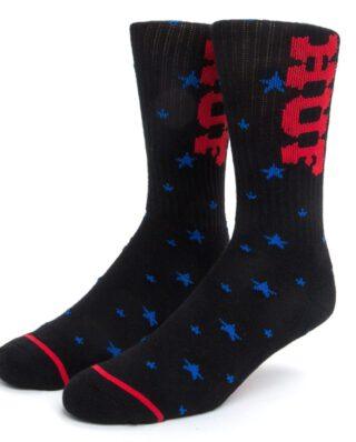 HUF HUF N STARS SOCK BLACK