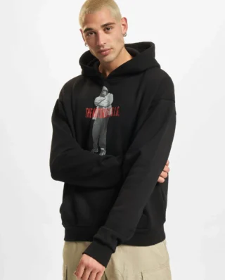 Upscale Studios Biggie Smalls Concrete Heavy Oversize Hoody Black MT2113