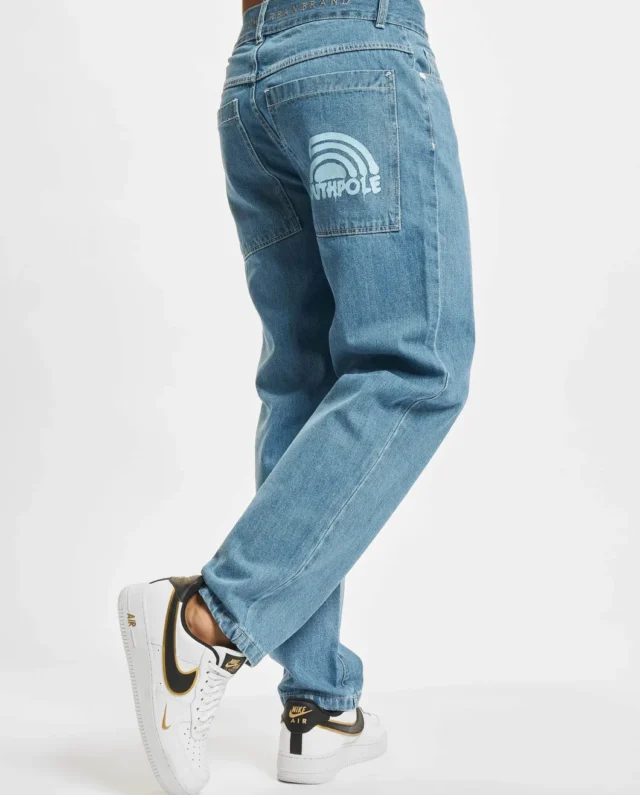 SOUTHPOLE SPRAY LOGO DENIM RETRO SP216 RETRO MIDBLUE - SOUTHPOLE