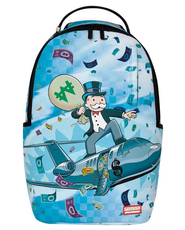 SPRAYGROUND MONOPOLY PLANE BACKPACK B9129 46 x 15 x 29 cm