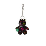 SPRAYGROUND GLOBAL MOGUL CYBER PUNK BEAR KEYCHAIN K9595 7.5 cm x 9 cm x 3.8 cm