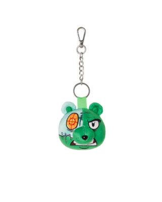 SPRAYGROUND CYBORG BEAR HEAD KEYCHAIN Z713 7.5 cm x 9 cm x 3.8 cm