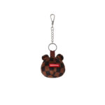 SPRAYGROUND BROWN CHECKER BEAR HEAD KEYCHAIN Z714 7.5 cm x 9 cm x 3.8 cm - Image 3
