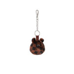 SPRAYGROUND BROWN CHECKER BEAR HEAD KEYCHAIN Z714 7.5 cm x 9 cm x 3.8 cm - Image 2