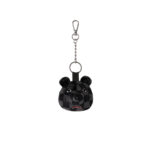 SPRAYGROUND GREY CHECKER BEAR HEAD KEYCHAIN Z715 7.5 cm x 9 cm x 3.8 cm