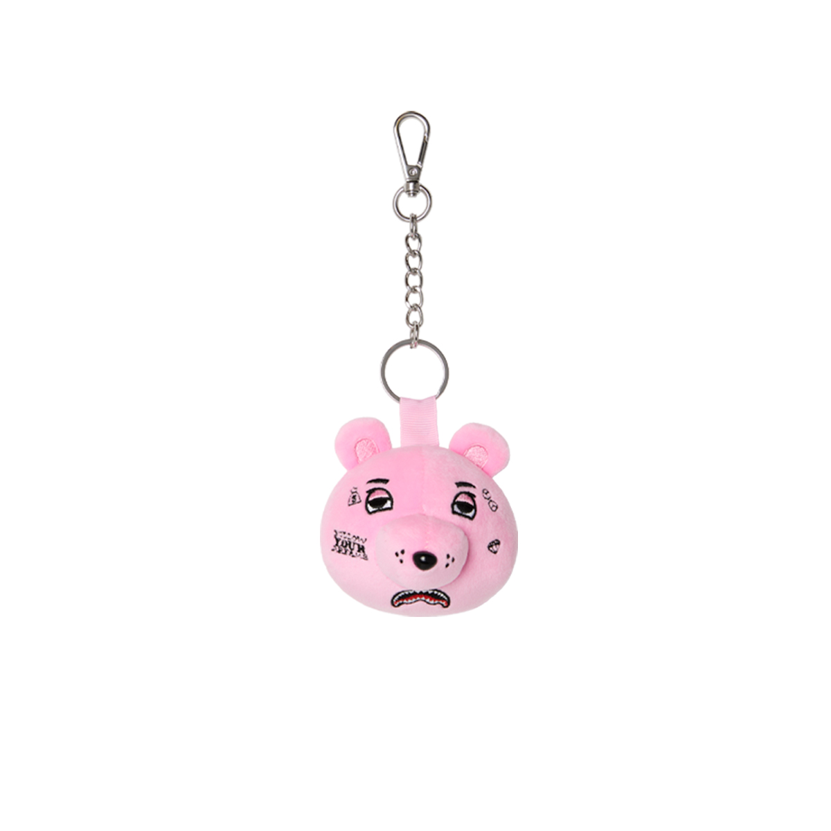 sprayground-mprelok-Z716_1__1_.jpg SPRAYGROUND PINK BEAR HEAD KEYCHAIN Z716 7.5 cm x 9 cm x 3.8 cm - Image 1