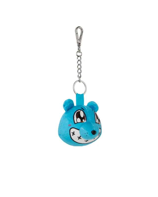 SPRAYGROUND SMILE BEAR HEAD KEYCHAIN Z720 7.5 cm x 9 cm x 3.8 cm - SPRAYGROUND