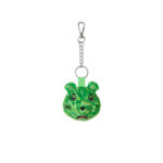 SPRAYGROUND DOODLE CHECKER BEAR HEAD KEYCHAIN Z721 7.5 cm x 9 cm x 3.8 cm