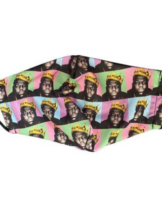 BIGGIE SMALLS FACE MASK: CROWN REPEAT - Notorius Big