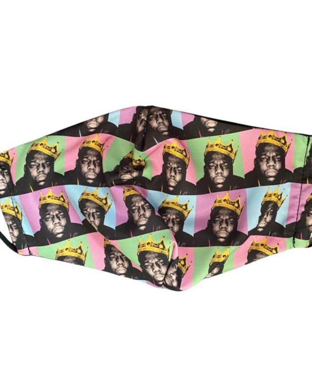 BIGGIE SMALLS FACE MASK: CROWN REPEAT - Notorius Big