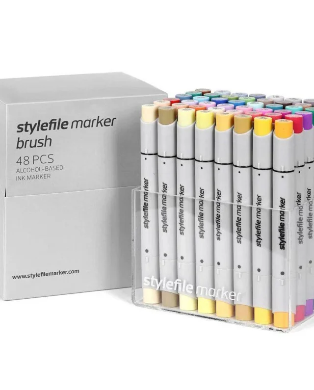 STYLEFILE MARKER BRUSH 48 PCS SET MAIN A