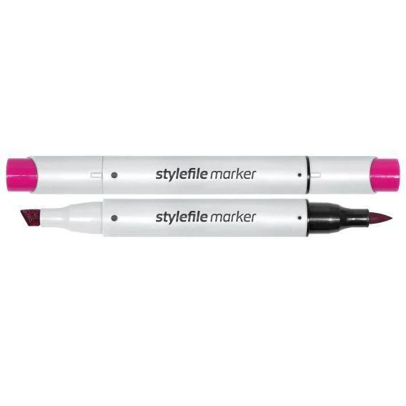 1. STYLEFILE MARKER BRUSH SINGLE MARKER 1 – 4 mm brush tip / 6 mm chisel tip - Image 3