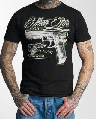 THUG LIFE T-SHIRT NO REASON BLACK - Thug Life