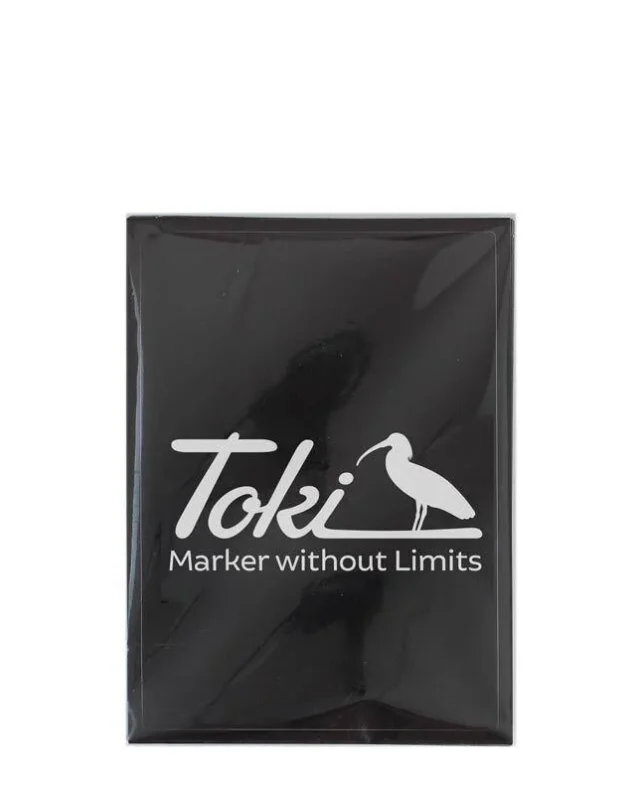 Toki Cracker Eggshell Black Sticker - 50 pieces 11 × 8 cm
