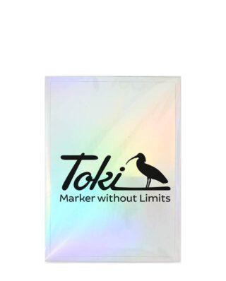 Toki Cracker Eggshell Hologram Sticker - 50 pieces 11 × 8 cm