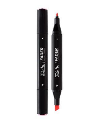 Toki Marker Fader 1 mm round tip & 1-7 mm wedge tip