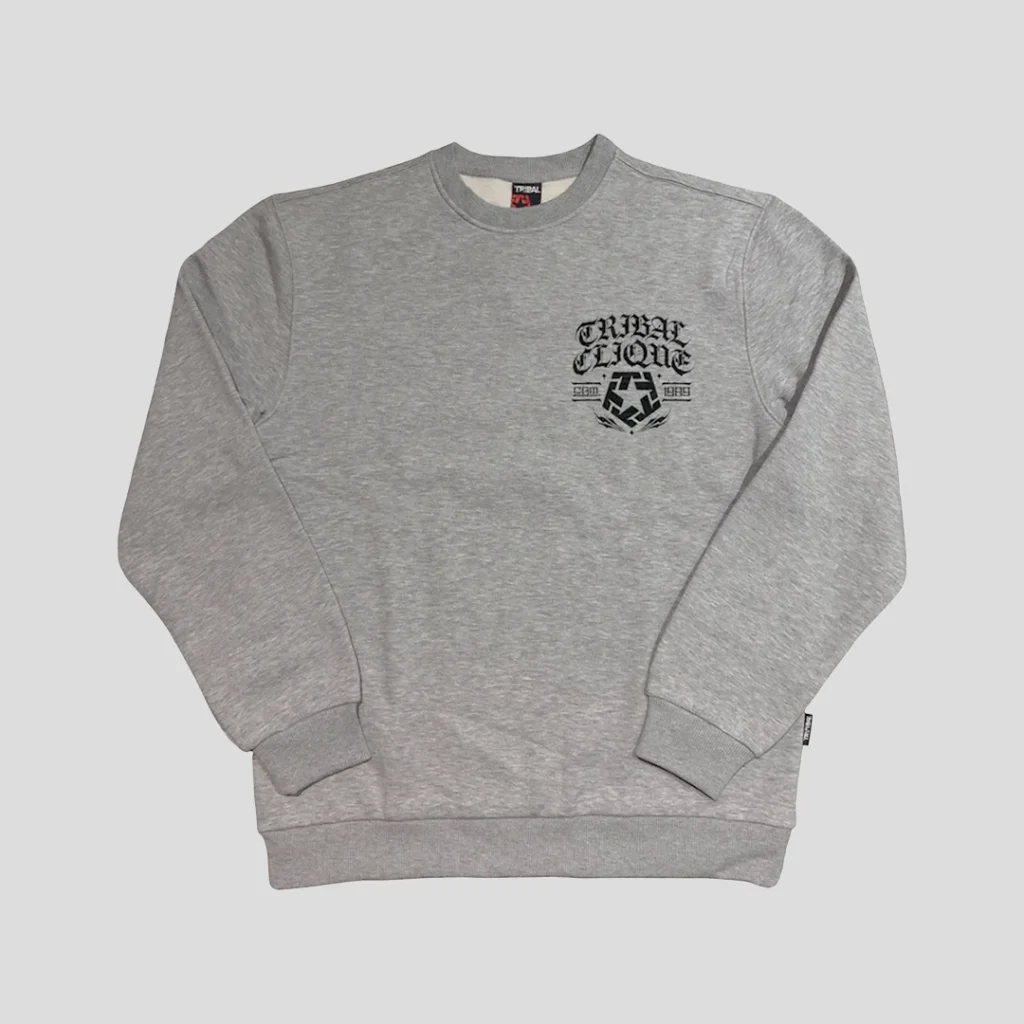 Tribal Gear Bloved Worldwide Crewneck Heather Grey TR2027-009