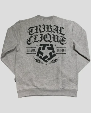Tribal Gear Bloved Worldwide Crewneck Heather Grey TR2027-009 - Tribal