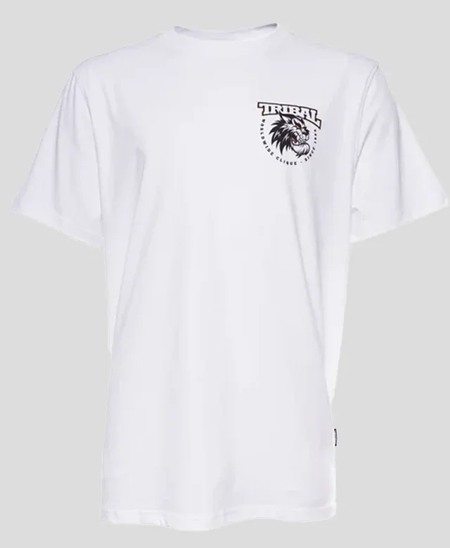 Tribal Gear Fisek Tiger T-shirt White TR3043-001