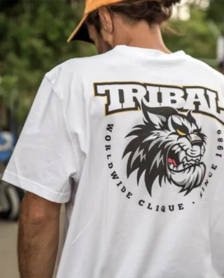 Tribal Gear Fisek Tiger T-shirt White TR3043-001 - Tribal