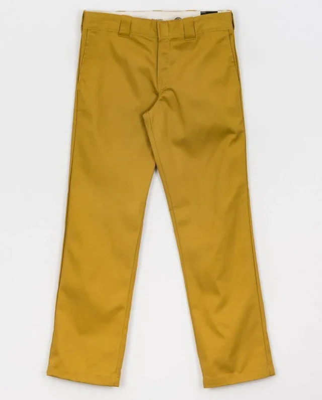 DICKIES 873 SLIM STRAIGHT WORK CHINO PANT DK0WP873B841 BRONZE MIST - DICKIES