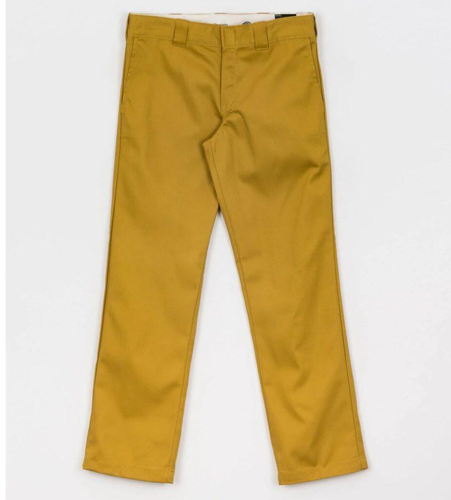 DICKIES 873 SLIM STRAIGHT WORK CHINO PANT DK0WP873B841 BRONZE MIST - DICKIES