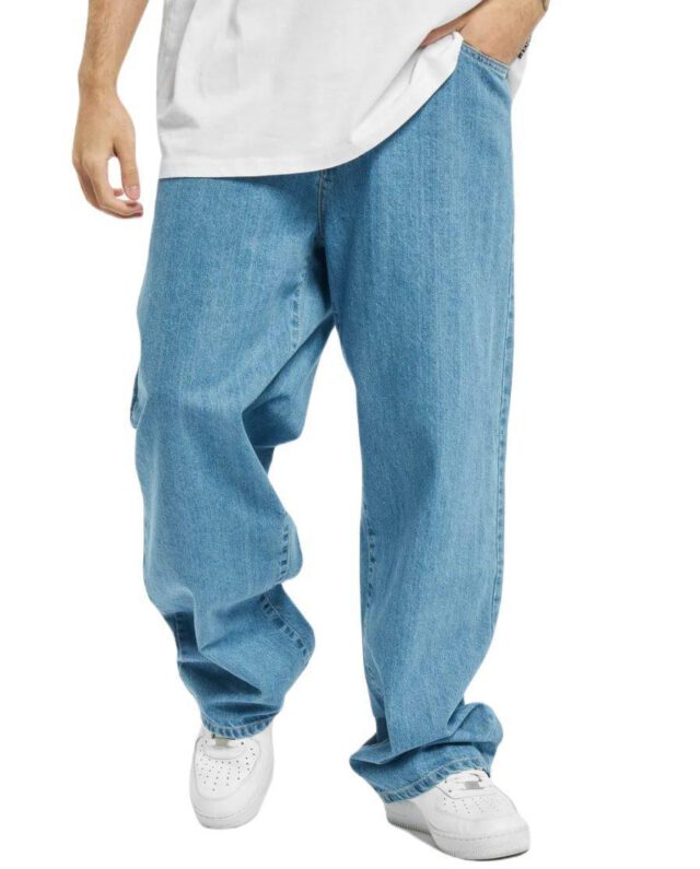 Southpole SP060 Baggy Denim Pants Retro Mid Blue - SOUTHPOLE