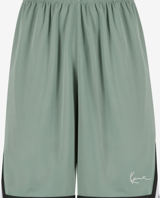 KARL KANI SMALL SIGNATURE ESSENTIAL MESH SHORTS GREEN KM-PS011-102-13 - KARL KANI
