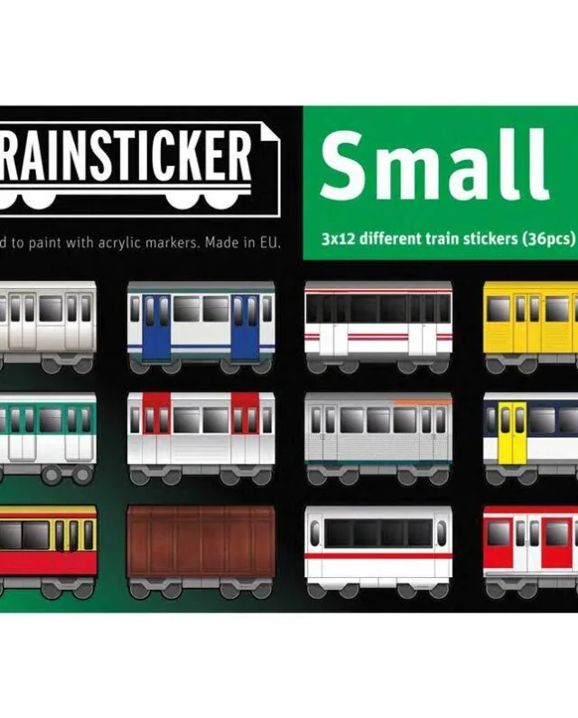 Underpressure Trainsticker Set Small - 3x12 pieces 10,5 x 7,4cm A7