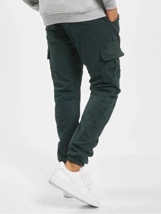 URBAN CLASSICS CARGO JOGGING PANTS TB1268 BOTTLEGREEN - UrbanClassics