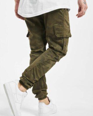 URBAN CLASSICS  CAMO CARGO JOGGING PANTS ΤΒ1611 OLIVE CAMO - UrbanClassics