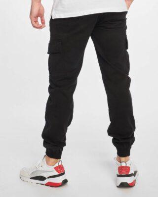 URBAN CLASSICS WASHED CARGO TWILL JOGGING PANTS ΤΒ1435 BLACK - UrbanClassics