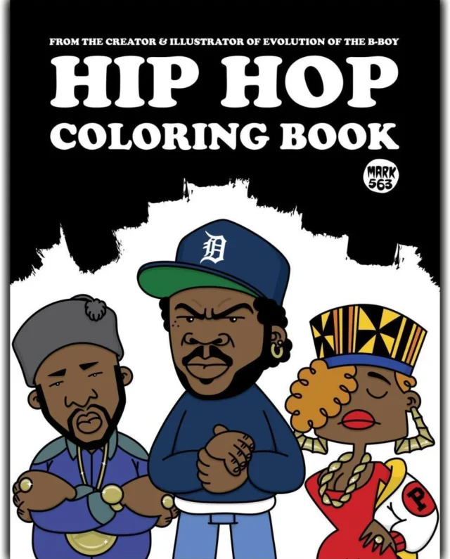URBAN MEDIA HIP HOP COLORING COLOURING BOOK