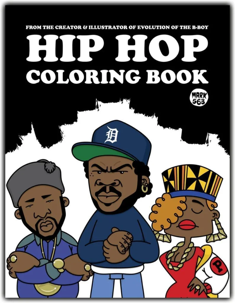 URBAN MEDIA HIP HOP COLORING COLOURING BOOK