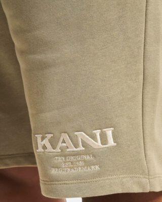 KARL KANI SMALL RETRO SWEATSHORTS  MILITARY GREEN - KARL KANI