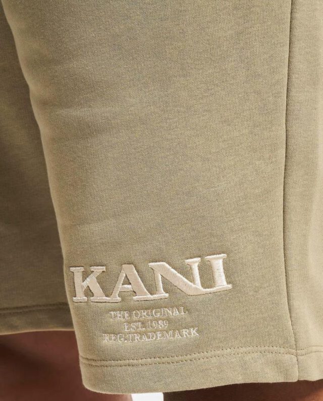 KARL KANI SMALL RETRO SWEATSHORTS  MILITARY GREEN - KARL KANI