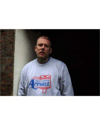 HEAVY GOODS WESTERN CONFERENCE SWEATER GREY - Heavy Goods