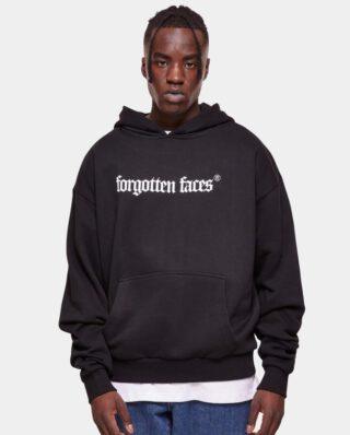 Forgotten Faces Fof Logo Ultra Heavy Oversized Box Hoodie Black FOF0028-00007