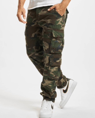 BRANDIT PURE SLIM FIT TROUSERS WOODLALAND 1016.10 - Brandit