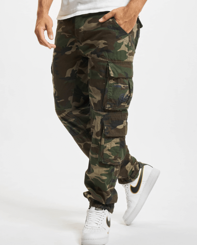 BRANDIT PURE SLIM FIT TROUSERS WOODLALAND 1016.10 - Brandit