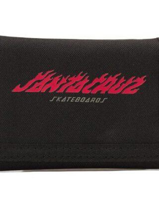 Santa Cruz Flame Strip Wallet Black SCA-MNY-0149 324 8.5 cm x 12 cm x 1.5 cm 